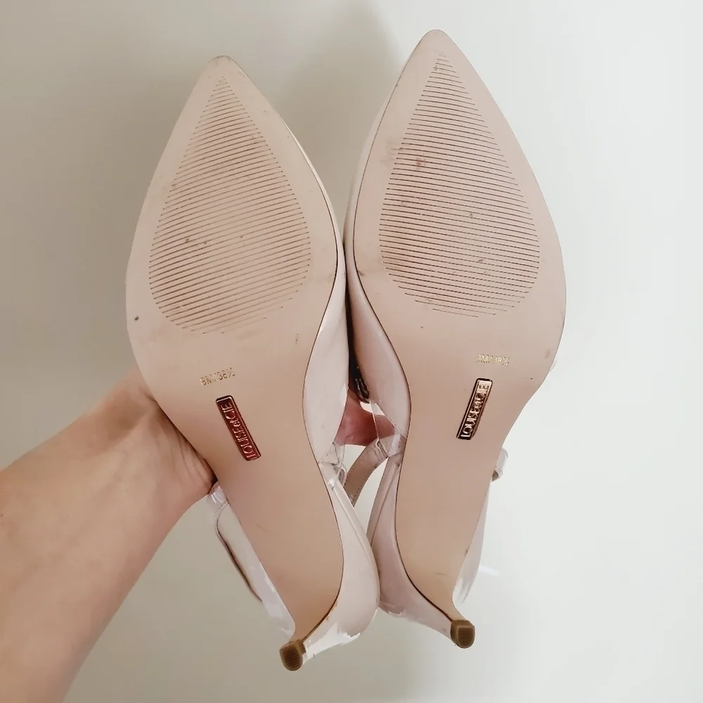 NEW Louise et Cie Kareena Slingback Heels Blush